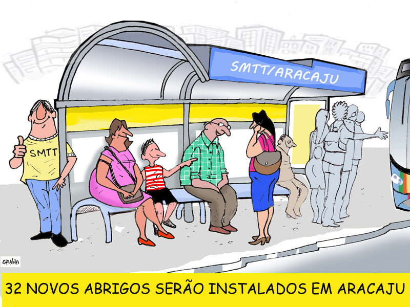 32 novos abrigos de ônibus serão instalados em Aracaju - SMTT Aracaju